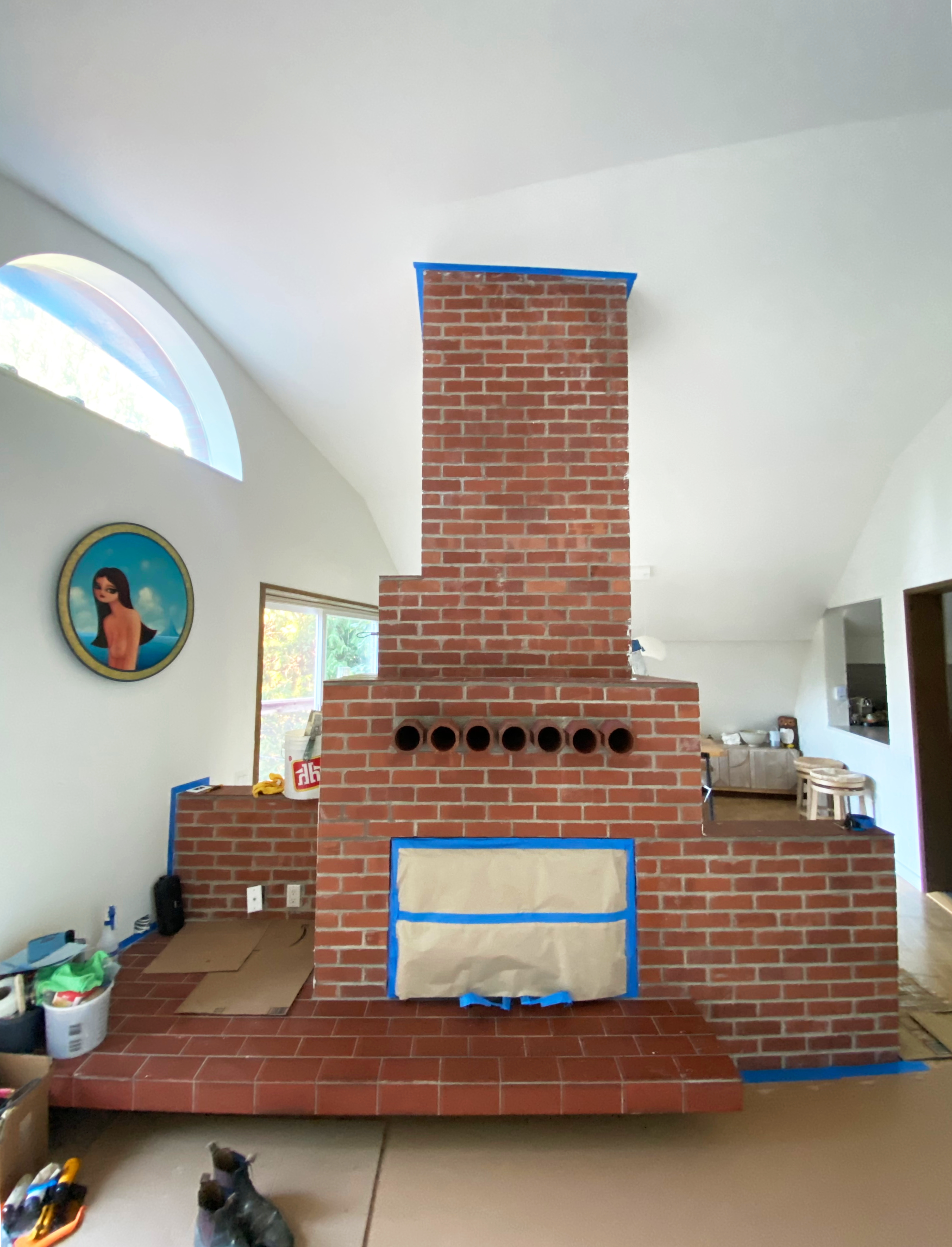 Residential Fireplace | Salt Spring Island detail 1