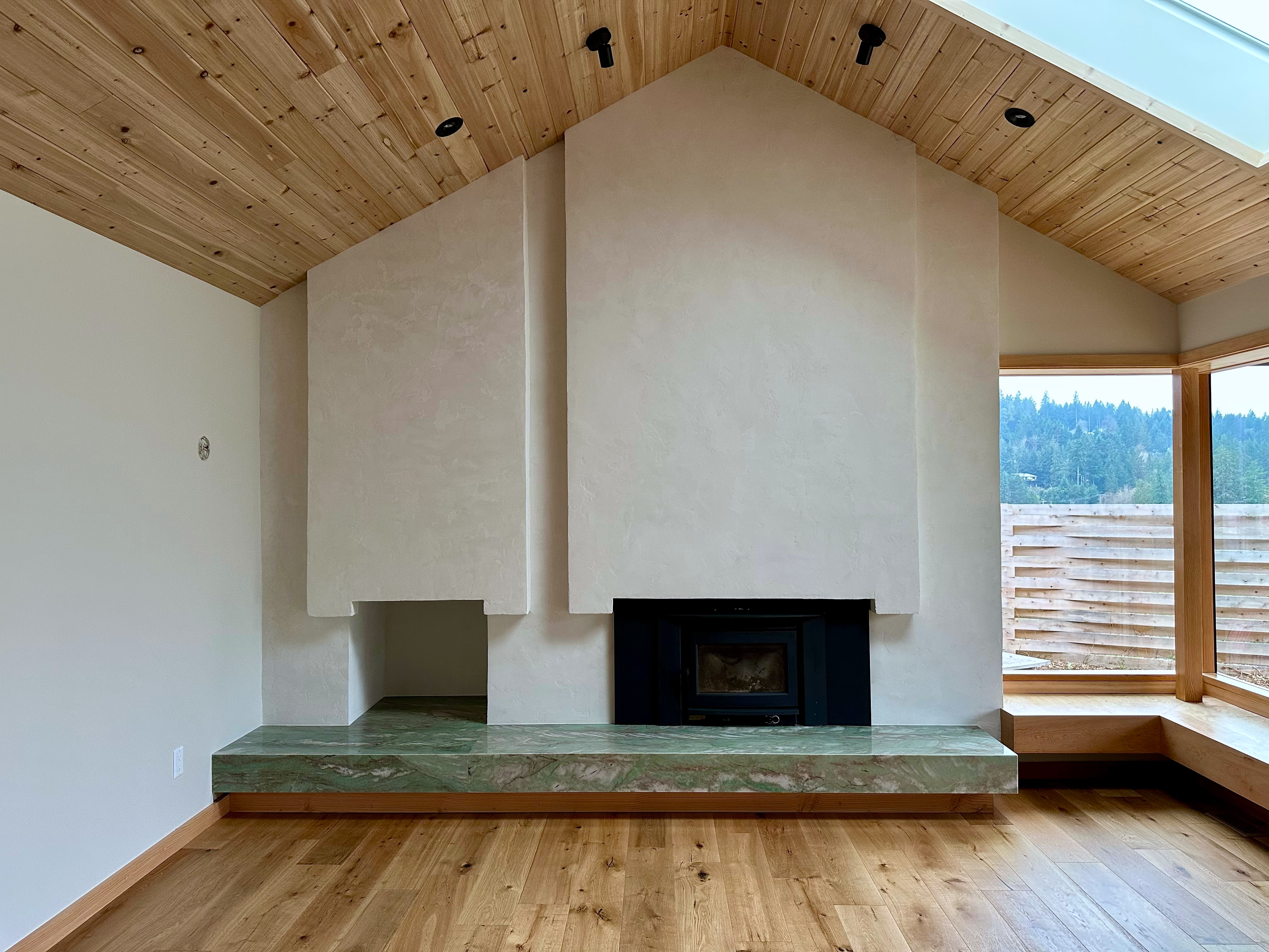 Residential Fireplace | Salt Spring Island